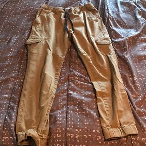 Khaki joggers